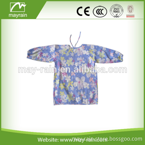 2016 purple clear full sleeves school apron
